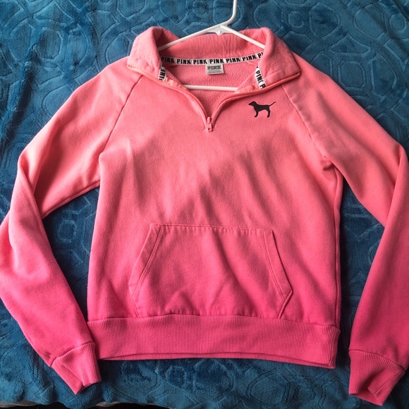 PINK half zip up. - Picture 1 of 2